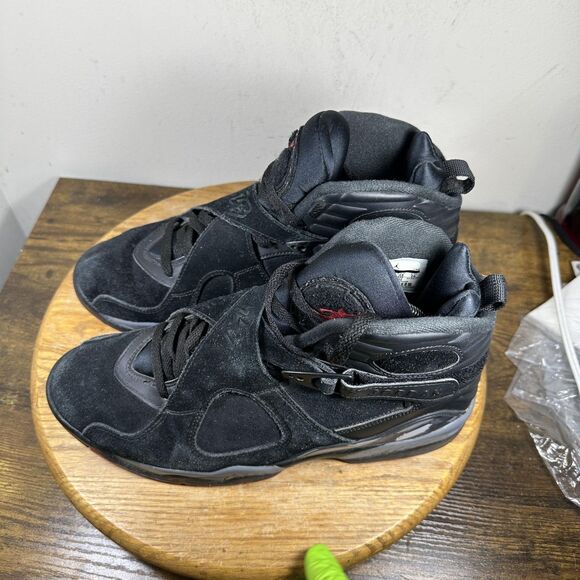 Air Jordan 8 Retro Shoes Mens Size 10 Chrome 305381-022 Nubuck Basketball - Picture 3 of 8